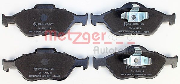 METZGER 1170045 Bremsbelagsatz, Scheibenbremse
